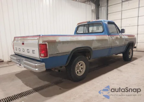 1991 Dodge W-Series W150 from USA, damaged, VIN 1B7HM16YXMS264783